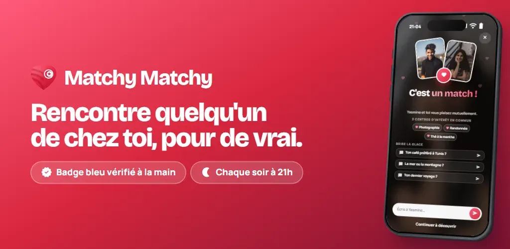 Google Play feature graphic with the match screen